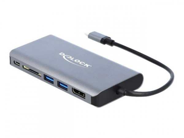 Delock USB-C Dockingstation 4K-HDMI/DP/USB3.0/SD/LAN/PD 3.0