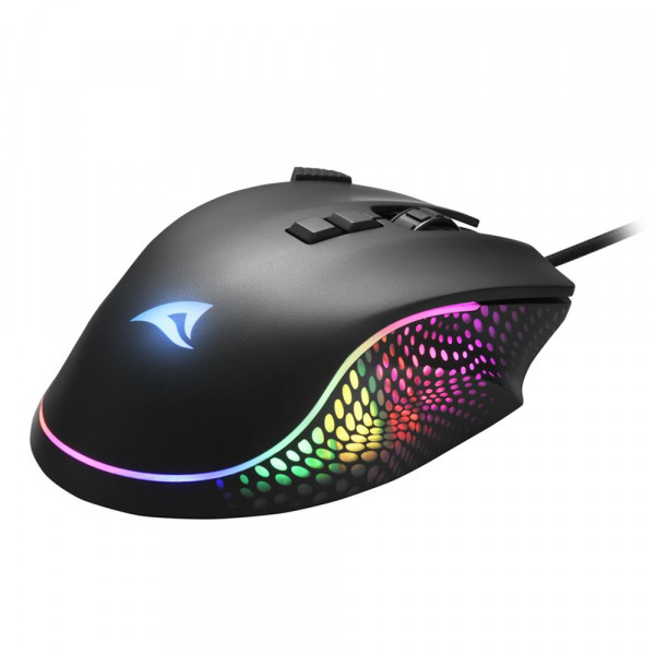 Sharkoon Maus Shark Force 3 Optisch 8 Tasten 12.800DPI schw