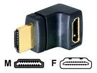 HDMI Adapter Delock A -> A Bu/St 90° oben