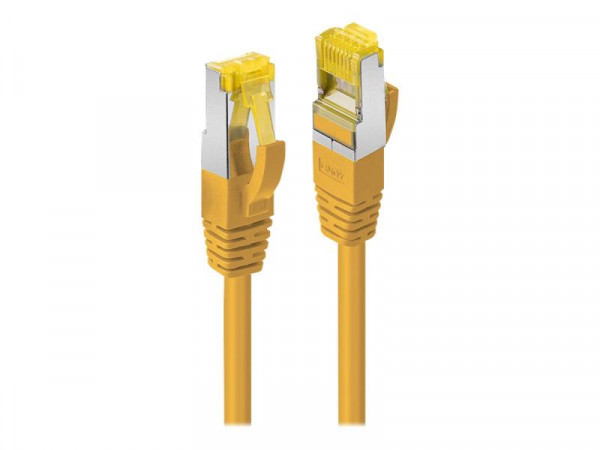 LINDY Patchkabel Cat6A RJ45 S/FTP Cat7 LSZH Kabel gelb 5m