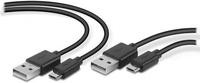 Speedlink STREAM Play & Charge USB Kabel Set für PS4, sw
