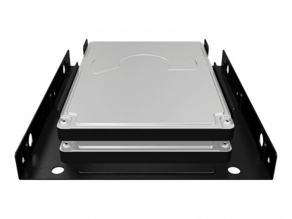 Einbaurahmen IcyBox 2x2,5" HDD/SSD -> 3,5" Schacht retail