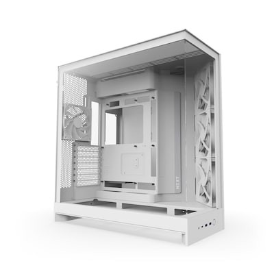 NZXT H9 Flow 2025 All White MidiTower Midi/Mini ATX Tower