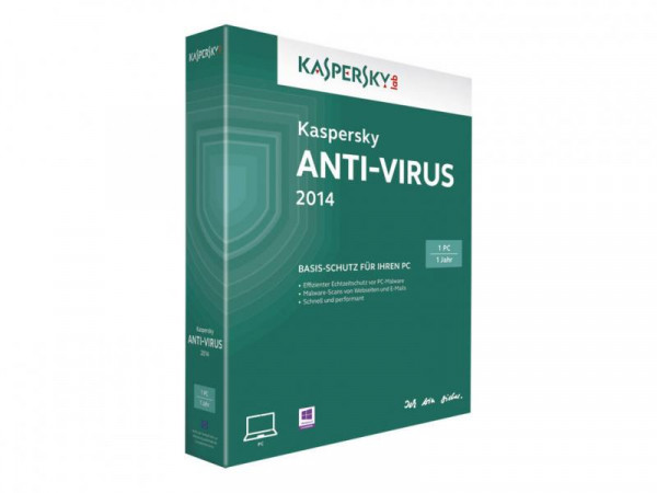 Kaspersky Anti Virus 2014 Mini Box
