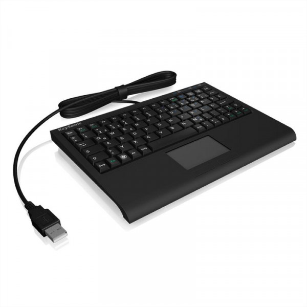 Tastatur Keysonic ACK-3410 (DE) Super-Mini Smart-Touchpad