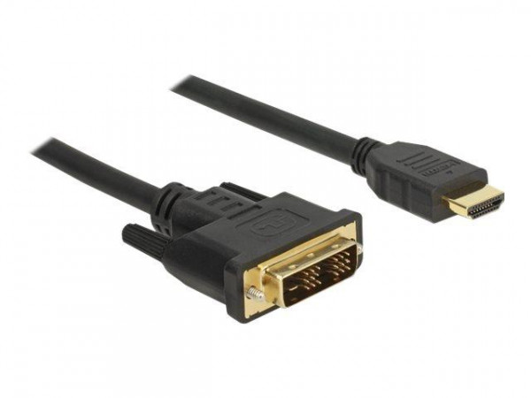 DELOCK Kabel DVI 18+1 St > HDMI-A St 3.0m schwarz