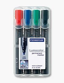 STAEDTLER Marker Lumocolor perm 4St Box