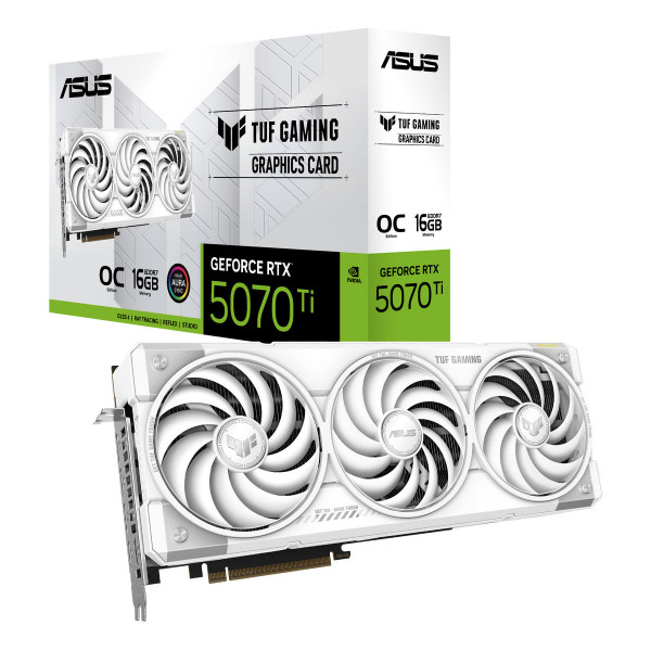 ASUS TUF-RTX5070TI-O16G-WHITE 16GB GDDR7 HDMI DP