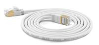 Wantec Patchkabel SSTP CAT7 Ste. CAT6a d=4mm 1,00m weiß