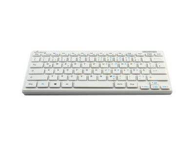 MediaRange Tastatur USB 2.0 Kompakt Flach 78 Tasten weiß