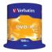DVD-R Verbatim 4,7GB 100pcs Spin.SR silber 16x