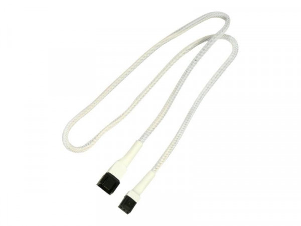 Kabel Nanoxia 3-Pin Verlängerung, 30 cm, weiß