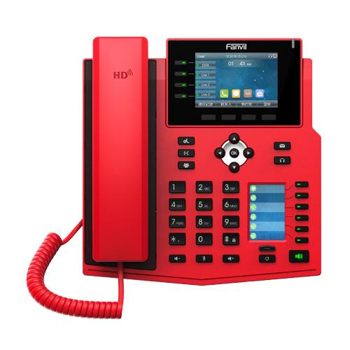 Fanvil IP Telefon X5U-R red
