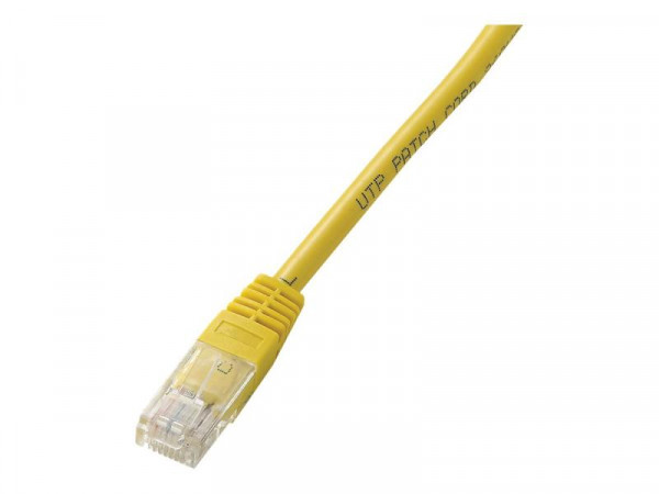 Equip Patchkabel Cat5e U/UTP 2xRJ45 10.00m gelb Polybeutel