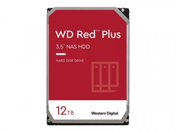 WD 8.9cm (3.5") 12TB SATA3 WD120EFBX 7200 256MB Red