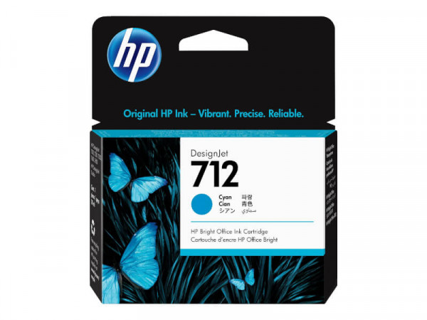 HP 712 Cyan Tintenpatrone