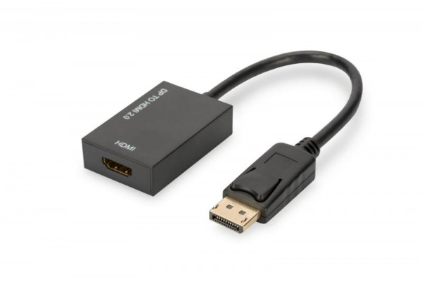 ASSMANN DisplayPort Adapter DPort -> HDMI St/Bu 0,2m aktiv