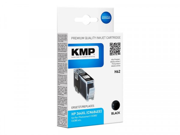 KMP Patrone HP CB321EE Nr.364XL black 700 S. H62 kompatibel