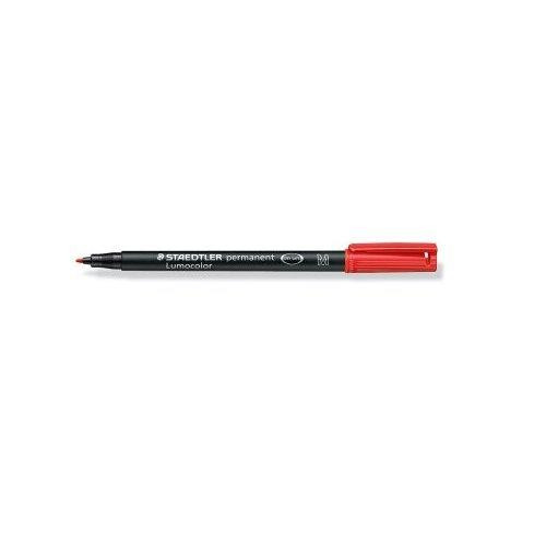 STAEDTLER Folienstift Lumocolor perm M rot 10 Stück