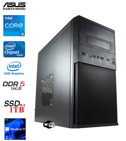 PC OfficeLine: Intel Core i5-14500 | 16GB | 512GB M.2 | Intel UHD Graphics | WiFi | W11P