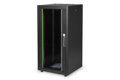 DIGITUS Netzwerkschrank Dynamic 22HE 1125x600x600mm schwarz