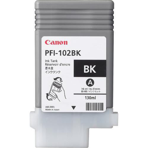 Patrone Canon PFI102bk black pigmentiert 0895B001