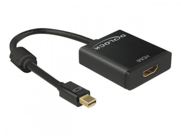 Displayport Adapter Delock mini DP -> HDMI St/Bu 4K aktiv