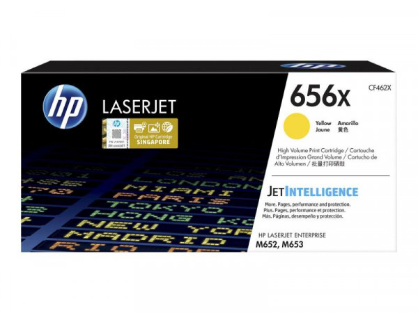 HP 656X Gelb LaserJet Tonerpatrone