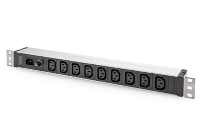 DIGITUS PDU 1U 9xC13 Ausgänge 230V/10A schwarz