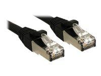 Lindy Patchkabel Cat6A S/FTP PIMF LSOH schwarz 0.30m