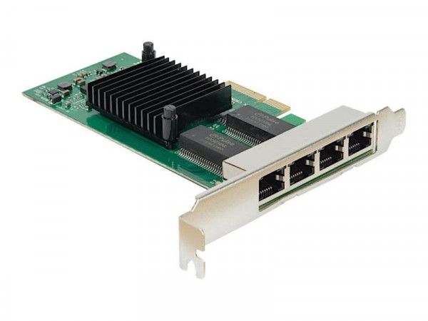 Inter-Tech Gigabit PCIe Adapter Argus ST-7238 x4 v2.0 Qua
