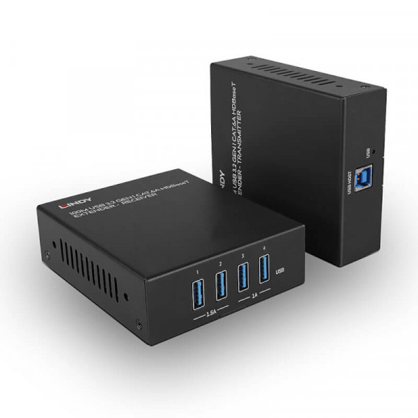 LINDY USB 3.2 Gen 1 Cat.6A HDBaseT Extender 100m