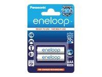 eneloop Panasonic Akku BK-4MCCE/2BE AAA 750mAh 2St.