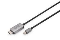 DIGITUS DisplayPort Adapterkabel mini DP->HDMI St/St 1.0m