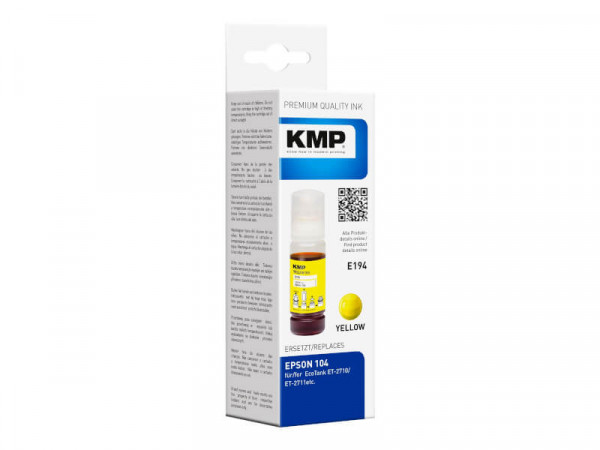 KMP Tinte EcoTank T00P4 8000 S. yellow remanufactured