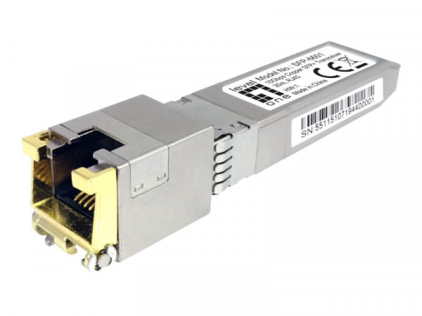 LevelOne SFP+Transceiver 10Gbps RJ45 Kupfer 30m