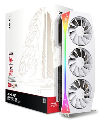 XFX RX 9070XT OC White Gaming Mercury 16GB GDDR6 HDMI 3xDP