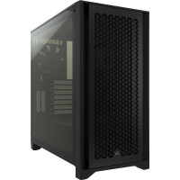 Gehäuse CORSAIR Midi 4000D Airflow (Tempered Glass) Black Gehäuse CORSAIR Midi 4000D Airflow (Tempered Glass) Black