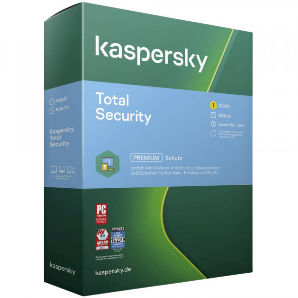 Kaspersky Total Security 2020 1 Gerät Mini-Box