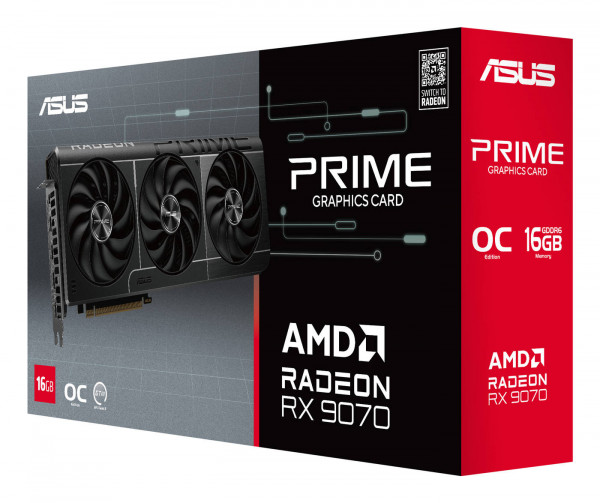 ASUS PRIME-RX9070-O16G-EVO 16GB GDDR6 HDMI DP
