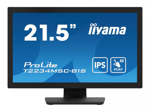 IIYAMA 54.6cm (21,5") T2234MSC-B1S 16:9 M-Touch HDMI+DP