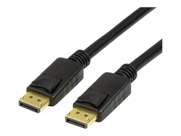 LogiLink DisplayPort-Kabel DPort -> DPort M/M 1m black