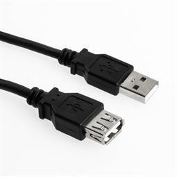 Sharkoon Kabel USB 2.0 Verlängerung 0,5m schwarz