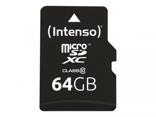 SD Intenso MicroSD Card 64GB SDXC Class10