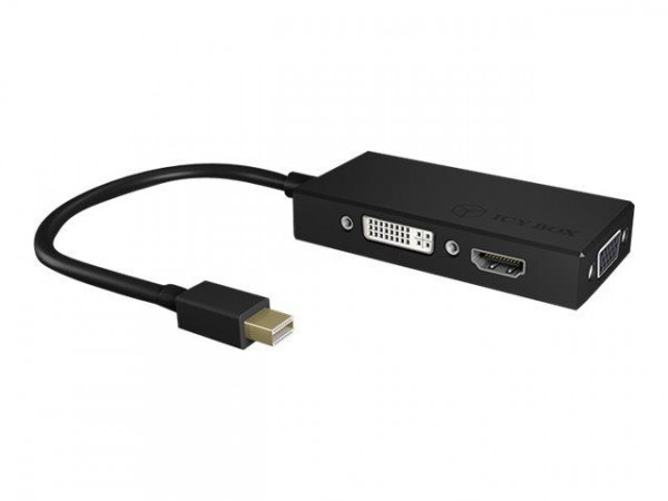 Adapter IcyBox 3in1 Mini DisplayPort St. -> 1x VGA/HDMI/