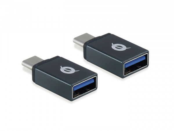 CONCEPTRONIC Adapter USB-C -> USB-A 3.0 2er-Pack gr