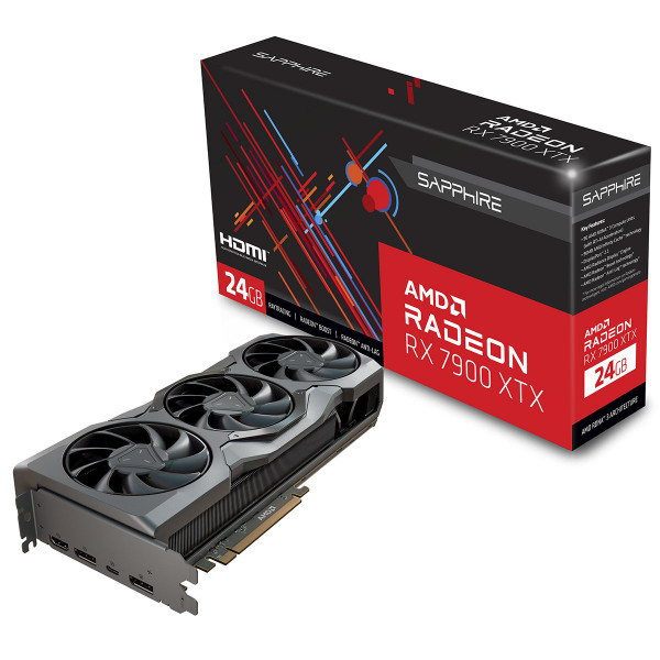 Sapphire Radeon RX7900XTX Gaming 24GB GDDR6 HDMI 2xDP USB-C