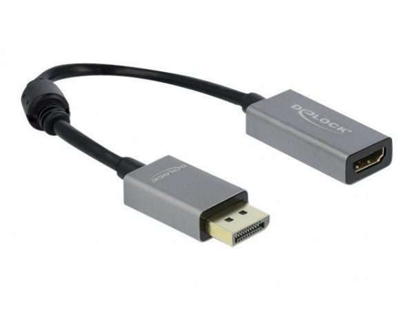 DELOCK Adapter DisplayPort 1.4 > HDMI 4K 60Hz (HDR) aktiv