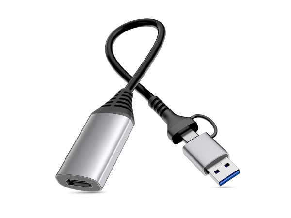 Equip Adapter USB-C/A -> HDMI 1920x1080 / 60Hz grau