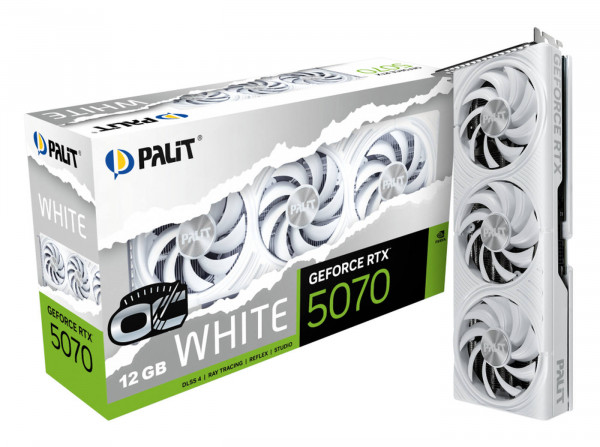 Palit RTX5070 White OC 12GB GDDR7 HDMI 3xDP